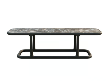 BELLAGIO - Low rectangular wooden coffee table by Morelato - view 2