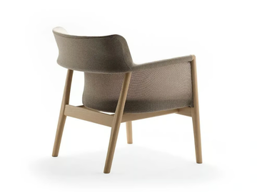 ARAN - Technical fabric easy chair with armrests by Morgan - view 3