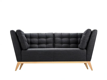 HAMPTON - 2 seater tufted fabric sofa by Morgan - view 2