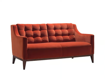 HAMPTON - Tufted 2 seater fabric sofa by Morgan - view 3
