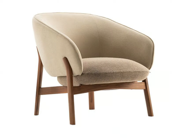 LUGANO - Armchair with armrests by Morgan - view 2