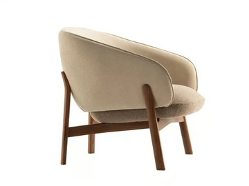 LUGANO - Armchair with armrests by Morgan - view 3