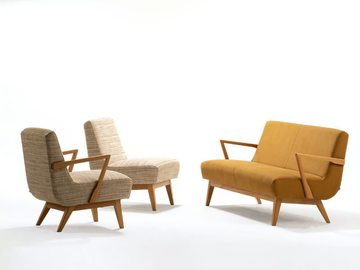 METRO - 2 seater fabric sofa by Morgan - view 3