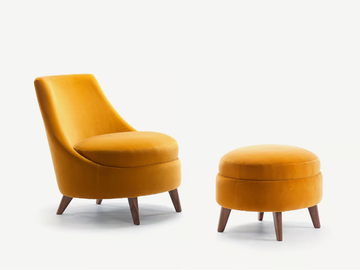 PIMLICO - Fabric footstool by Morgan - view 3