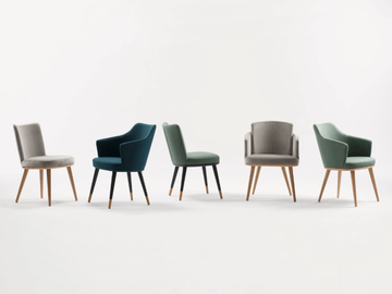 PORTO - Fabric chair by Morgan - view 3
