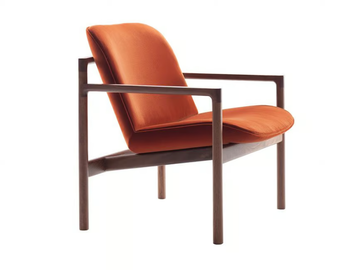 RAKINO - Fabric easy chair with armrests by Morgan - view 2