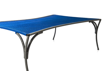 ARCO - Steel and polyethylene threads handwoven coffee table by Moroso - view 3