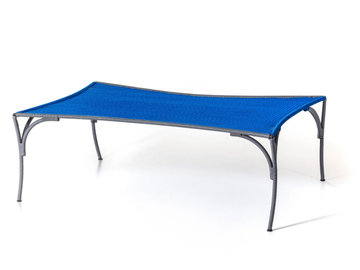 ARCO - Steel and polyethylene threads handwoven coffee table by Moroso - view 2