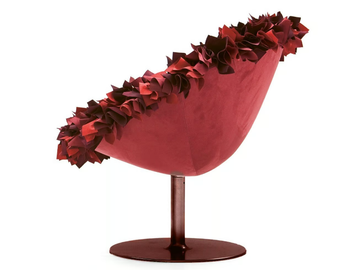 BOUQUET - Swivel fabric armchair with removable cover by Moroso - view 3