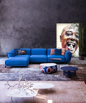CLOUD - Steel coffee table by Moroso - view 3