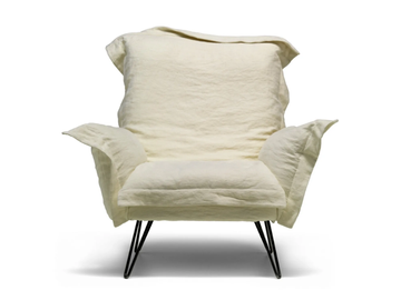 CLOUDSCAPE - Fabric armchair with removable cover with armrests by Moroso - view 2