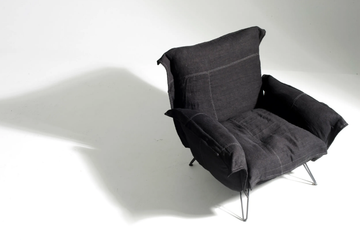 CLOUDSCAPE - Fabric armchair with removable cover with armrests by Moroso - view 3