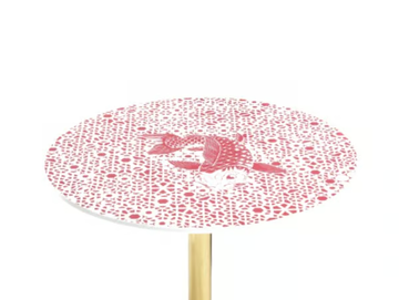 CUBIKOO - Round Corian® coffee table with steel base by Moroso - view 3