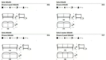 GENTRY EXTRA LIGHT - Leather or fabric sofa by Moroso - view 3
