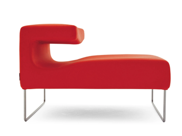 LOWSEAT - Upholstered Chaise longue by Moroso - view 2