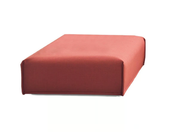 M.A.S.S.A.S. - Square fabric pouf with removable lining by Moroso - view 3