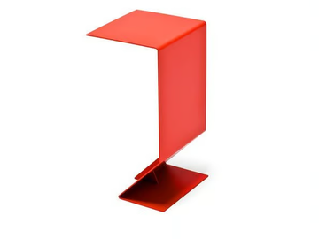 MARK - Powder coated steel side table by Moroso - view 2