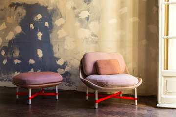 OTTOMAN - Fabric armchair by Moroso - view 3