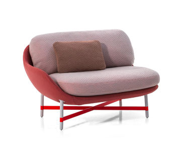 OTTOMAN - Fabric small sofa by Moroso - view 3