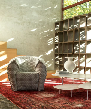 PANNA CHAIR - Fabric armchair with removable cover with armrests by Moroso - view 3
