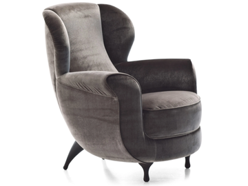 PAPY BERGERE - Bergere armchair with armrests by Moroso - view 2