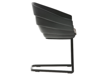 RIFT - Cantilever stackable polyurethane chair by Moroso - view 3
