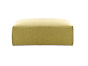 SPRING - Square fabric pouf with removable lining by Moroso - view 2