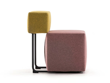 SQUARE - Upholstered fabric easy chair by Moroso - view 3