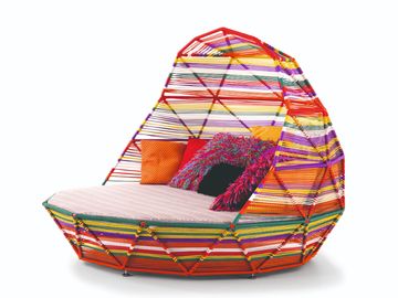 TROPICALIA - Igloo technopolymer garden bed by Moroso - view 3