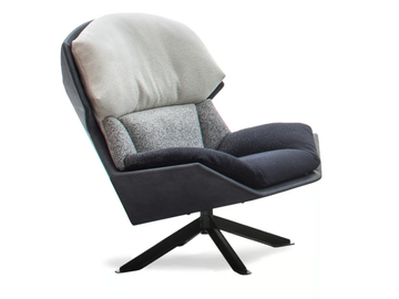 CLARISSA - Swivel fabric armchair by Moroso - view 2