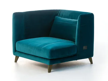 GIMME MORE - Fabric armchair with removable cover with armrests by Moroso - view 2