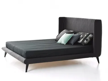 GIMME SHELTER - Fabric double bed by Moroso - view 2