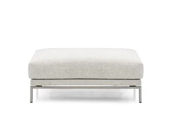 GENTRY - Upholstered fabric footstool by Moroso - view 2