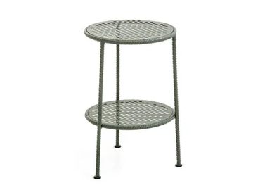 WORK IS OVER - Round steel coffee table by Moroso - view 2