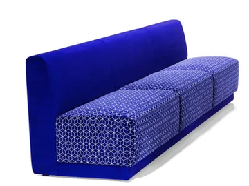 SOLOMON - 3 seater fabric sofa by Moroso - view 2