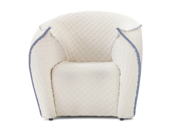 PANNA CHAIR - Fabric armchair with removable cover with armrests by Moroso - view 2