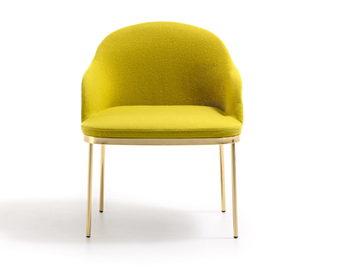 PRECIOUS - Upholstered easy chair with armrests by Moroso - view 2