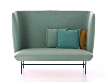 GIMME SHELTER - High-back fabric sofa with removable cover by Moroso - view 2