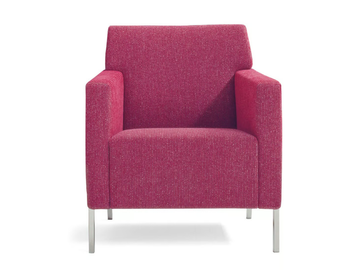 STEEL - Fabric easy chair with armrests by Moroso - view 2
