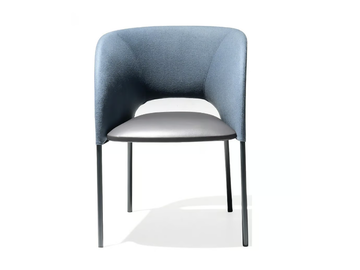 YUMI - Upholstered chair with armrests by Moroso - view 2