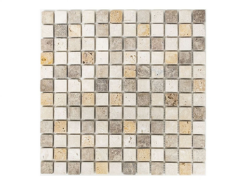 MARMO - 5679628 - Gold, Silver and Noce travertine mosaic by Mosaix - view 3