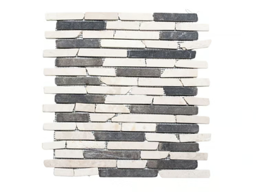 MARMO - 5680907 - Biancone and black marble wall tiles by Mosaix - view 3