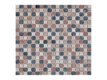 MARMO - 5999504 - Botticino, travertine, Rosso Verona and Verde Alpi marble mosaic by Mosaix - view 3
