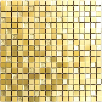 GOLD - Aluminium mosaic by Mosaix - view 3