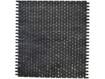 KUBA BRICK BLACK - Glass mosaic by Mosaix - view 3