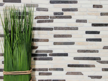 MARMO - 5680907 - Biancone and black marble wall tiles by Mosaix - view 2