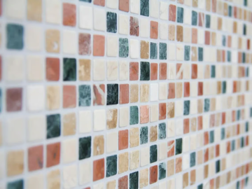 MARMO - 5999504 - Botticino, travertine, Rosso Verona and Verde Alpi marble mosaic by Mosaix - view 2