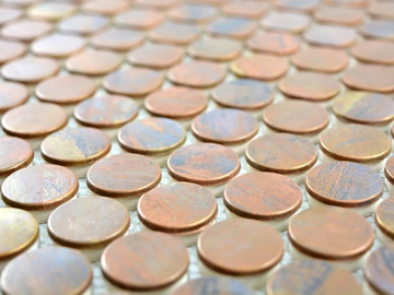 METALLO - 5694805 - Copper mosaic on ceramic support by Mosaix - view 2