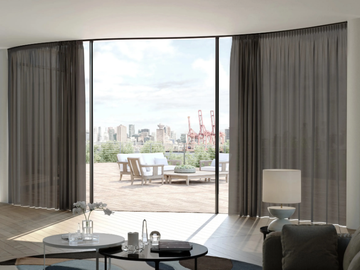 ARCO 490 - Aluminium drapery track by Mottura - view 2
