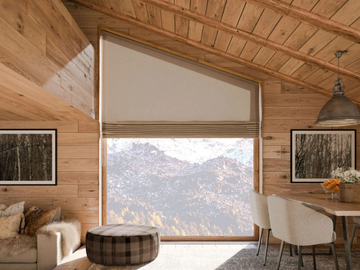 ROTARY 445 - Motorized roman blinds headrail by Mottura - view 2